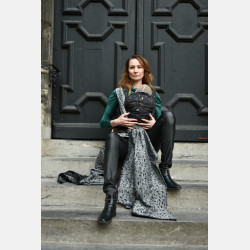 Solnce Eos Black Pearl | Luxury Woven Wrap