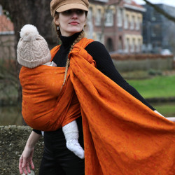 Solnce Eos Marigold | Luxury Woven Wrap