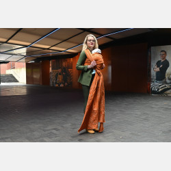 Solnce Genesis Goldfish | Luxury Woven Wrap