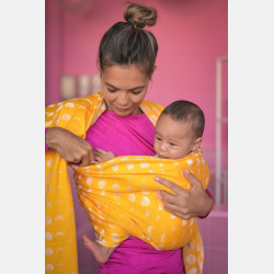 Solnce Moons Lemon Pop | Luxury Woven Wrap