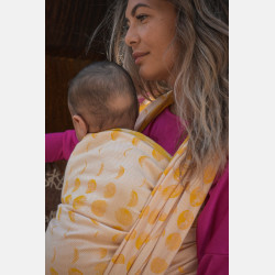 Solnce Moons Lemon Pop | Luxury Woven Wrap