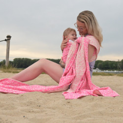 Solnce Eos Lipstick Queen | Luxury Woven Wrap