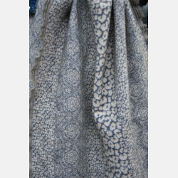 Solnce Jaguar Shawl Cocoa & Cookies | Luxury Woven Wrap