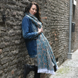 Solnce Genesis Shawl Cold Days Warm Hearts | Luxury Woven Wrap