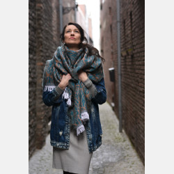 Solnce Genesis Shawl Cold Days Warm Hearts | Luxury Woven Wrap
