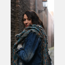 Solnce Genesis Shawl Cold Days Warm Hearts | Luxury Woven Wrap