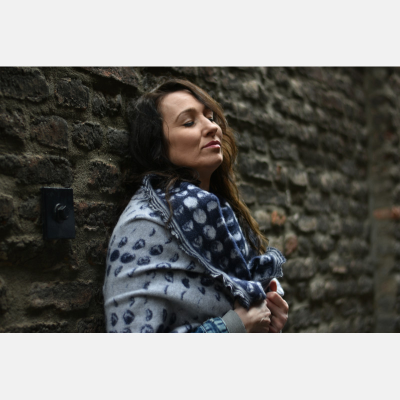 Solnce Moons Shawl I Like Warm Hugs | Luxury Woven Wrap