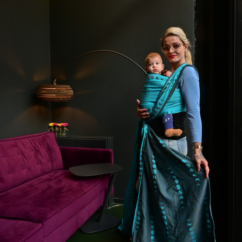 Solnce Phases Mer De Glace | Luxury Woven Wrap