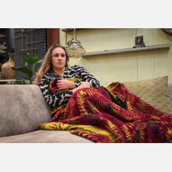 Solnce Fern Blanket Enchanting | Luxury Woven Wrap