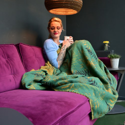 Solnce Fern Blanket Happily Ever After | Luxury Woven Wrap