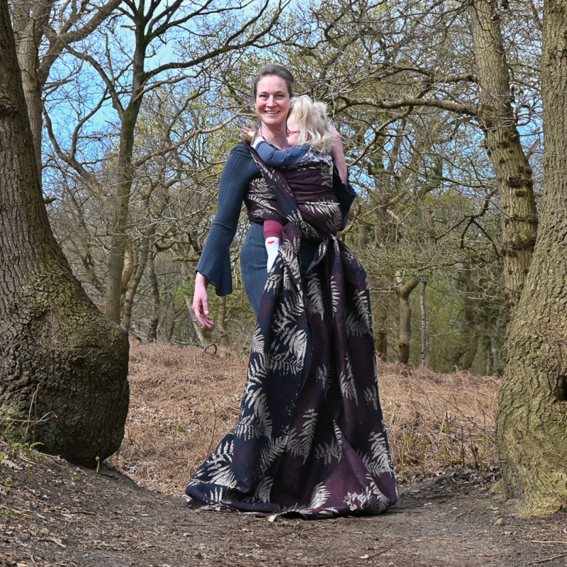 Solnce Fern Until the Sun Falls from the Sky | Luxury Woven Wrap