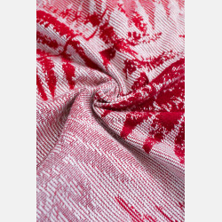 Solnce Fern Romance in Red | Luxury Woven Wrap