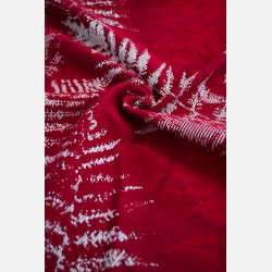Solnce Fern Romance in Red | Luxury Woven Wrap