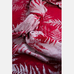 Solnce Fern Romance in Red | Luxury Woven Wrap