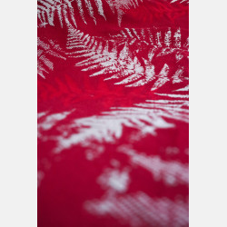 Solnce Fern Romance in Red | Luxury Woven Wrap