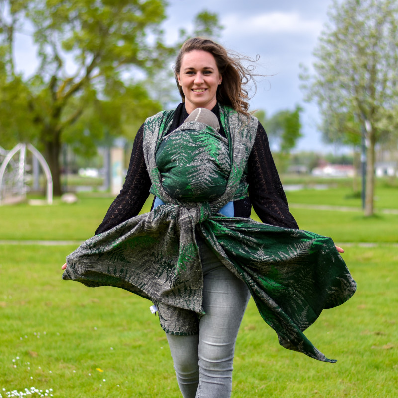 Solnce Fern Where the Earth Breathes in Harmony | Luxury Woven Wrap