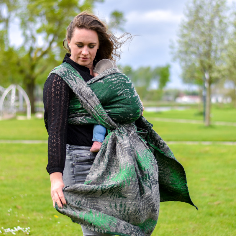 Solnce Fern Where the Earth Breathes in Harmony | Luxury Woven Wrap