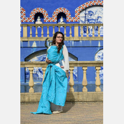 Solnce Genesis Ocean Rain | Luxury Woven Wrap