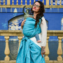 Solnce Genesis Ocean Rain | Luxury Woven Wrap
