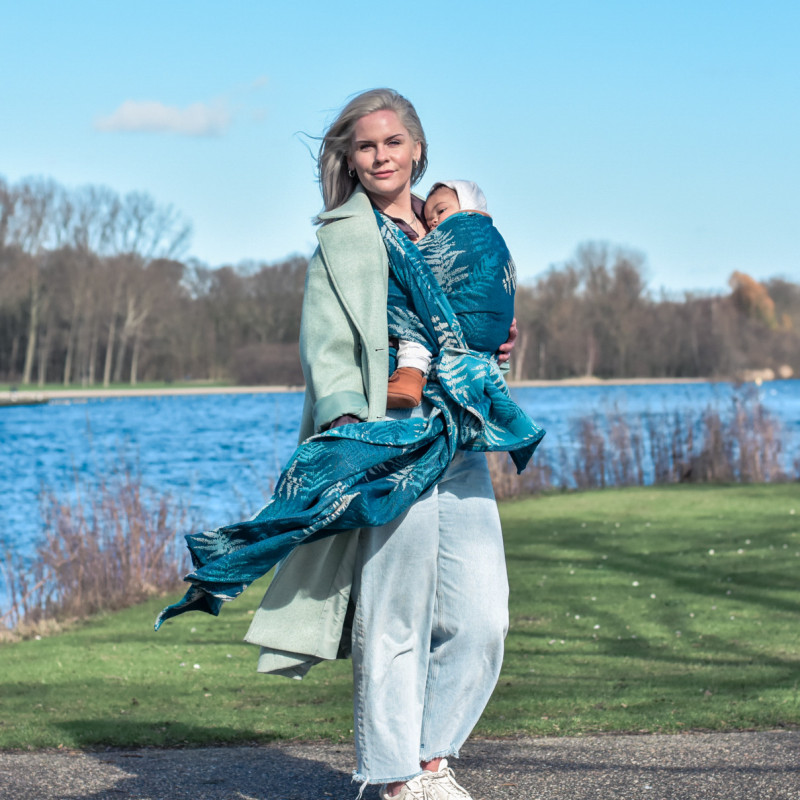 Solnce Fern Infinite Slowness | Luxury Woven Wrap