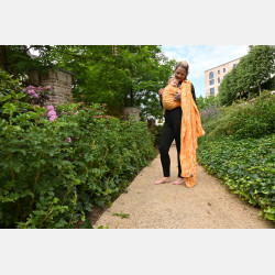 Solnce Genesis Papaya | Luxury Woven Wrap