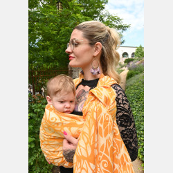 Solnce Genesis Papaya | Luxury Woven Wrap