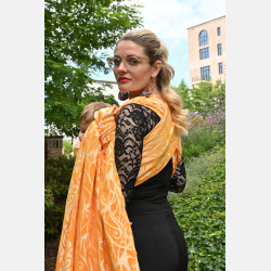 Solnce Genesis Papaya | Luxury Woven Wrap