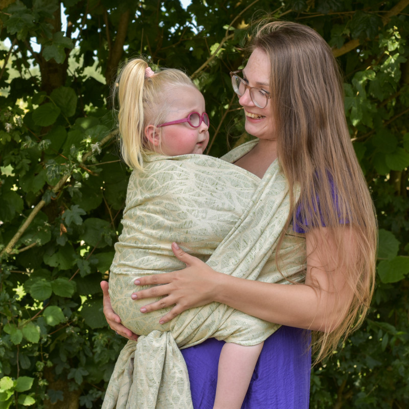 Solnce Genesis Green Tea Glamour | Luxury Woven Wrap