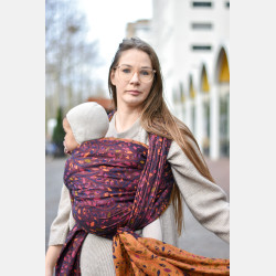 Solnce Eos Fiery Cross | Luxury Woven Wrap