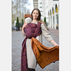 Solnce Eos Fiery Cross | Luxury Woven Wrap