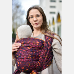 Solnce Eos Fiery Cross | Luxury Woven Wrap