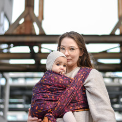 Solnce Eos Fiery Cross | Luxury Woven Wrap