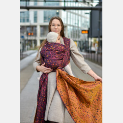 Solnce Eos Fiery Cross | Luxury Woven Wrap