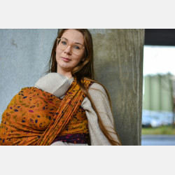 Solnce Eos Fiery Cross | Luxury Woven Wrap
