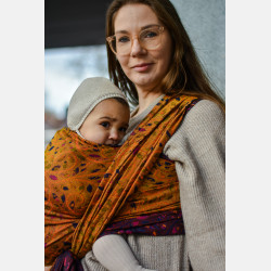 Solnce Eos Fiery Cross | Luxury Woven Wrap