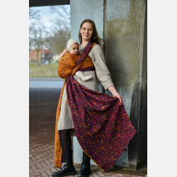 Solnce Eos Fiery Cross | Luxury Woven Wrap