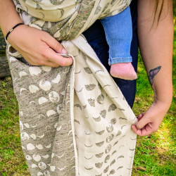 Solnce Moons Mossy Jade | Luxury Woven Wrap