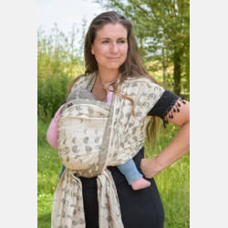 Solnce Moons Mossy Jade | Luxury Woven Wrap