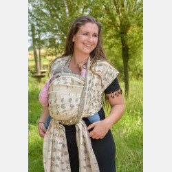Solnce Moons Mossy Jade | Luxury Woven Wrap