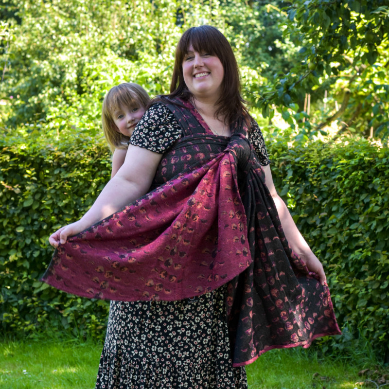 Solnce Moons In Silk My Julia Goes | Luxury Woven Wrap