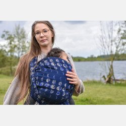 Solnce Moons Celestial Sapphire | Luxury Woven Wrap