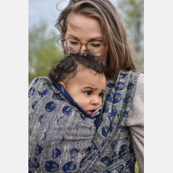 Solnce Moons Celestial Sapphire | Luxury Woven Wrap