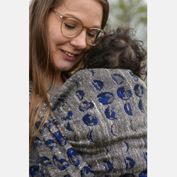 Solnce Moons Celestial Sapphire | Luxury Woven Wrap