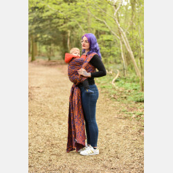 Solnce Genesis Sunset Azure | Luxury Woven Wrap