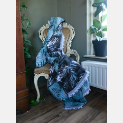 Solnce Fern Blanket Gardeners and Astronomers | Luxury Woven Wrap