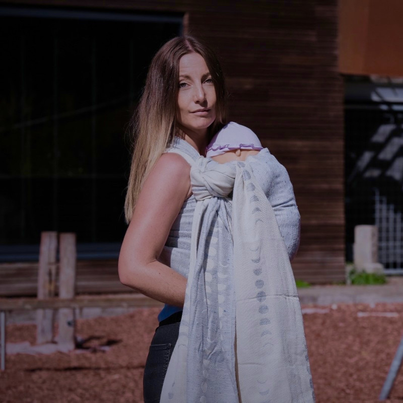 Solnce Phases Clear Skies | Luxury Woven Wrap