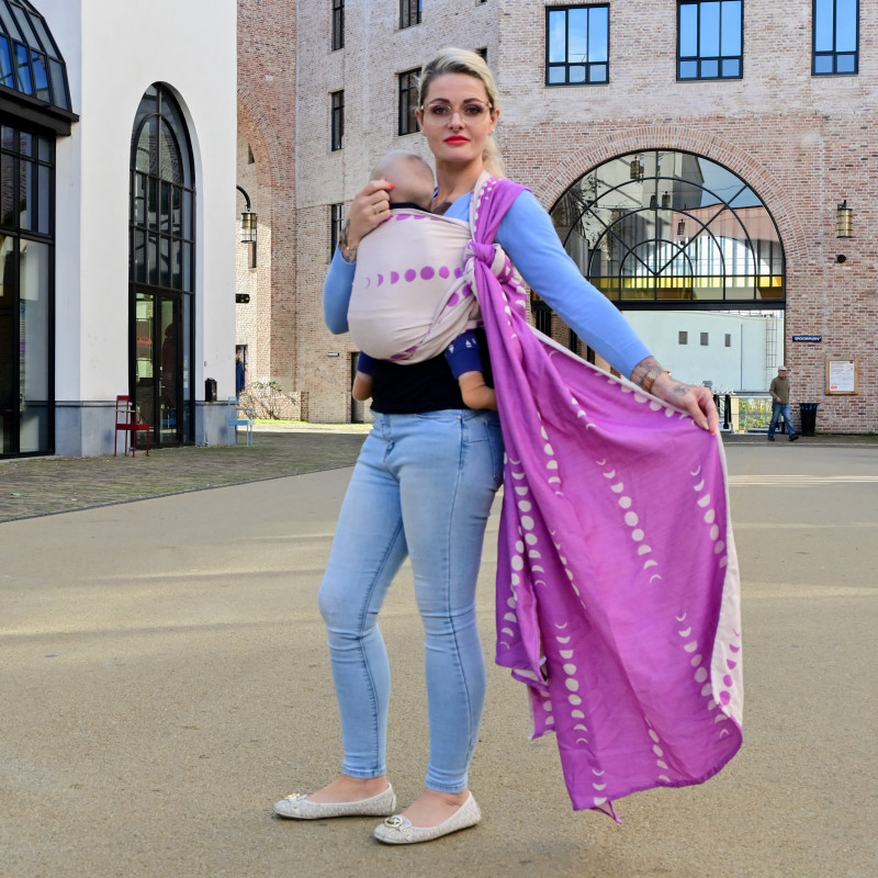 Solnce Phases Lavender Haze | Luxury Woven Wrap