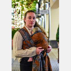 Solnce Fern Silent Blaze | Luxury Woven Wrap