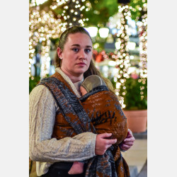 Solnce Fern Silent Blaze | Luxury Woven Wrap