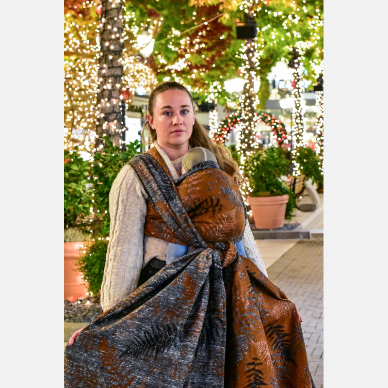 Solnce Fern Silent Blaze | Luxury Woven Wrap